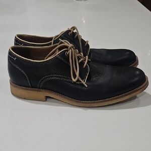 Johnson & Murphy Classic Black Leather Men's Shoes Sz 8.5 EUC